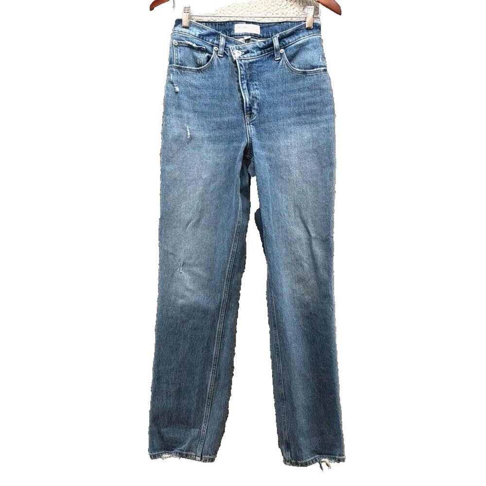 Abercrombie &‎ Fitch The 90s Straight Ultra High Rise Jeans Curvy Womens 27 4